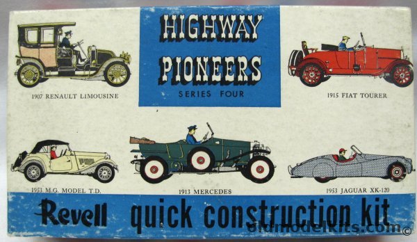 Revell 1/32 1953 Jaguar XK-120 Highway Pioneers - Series 4, H56-69 plastic model kit